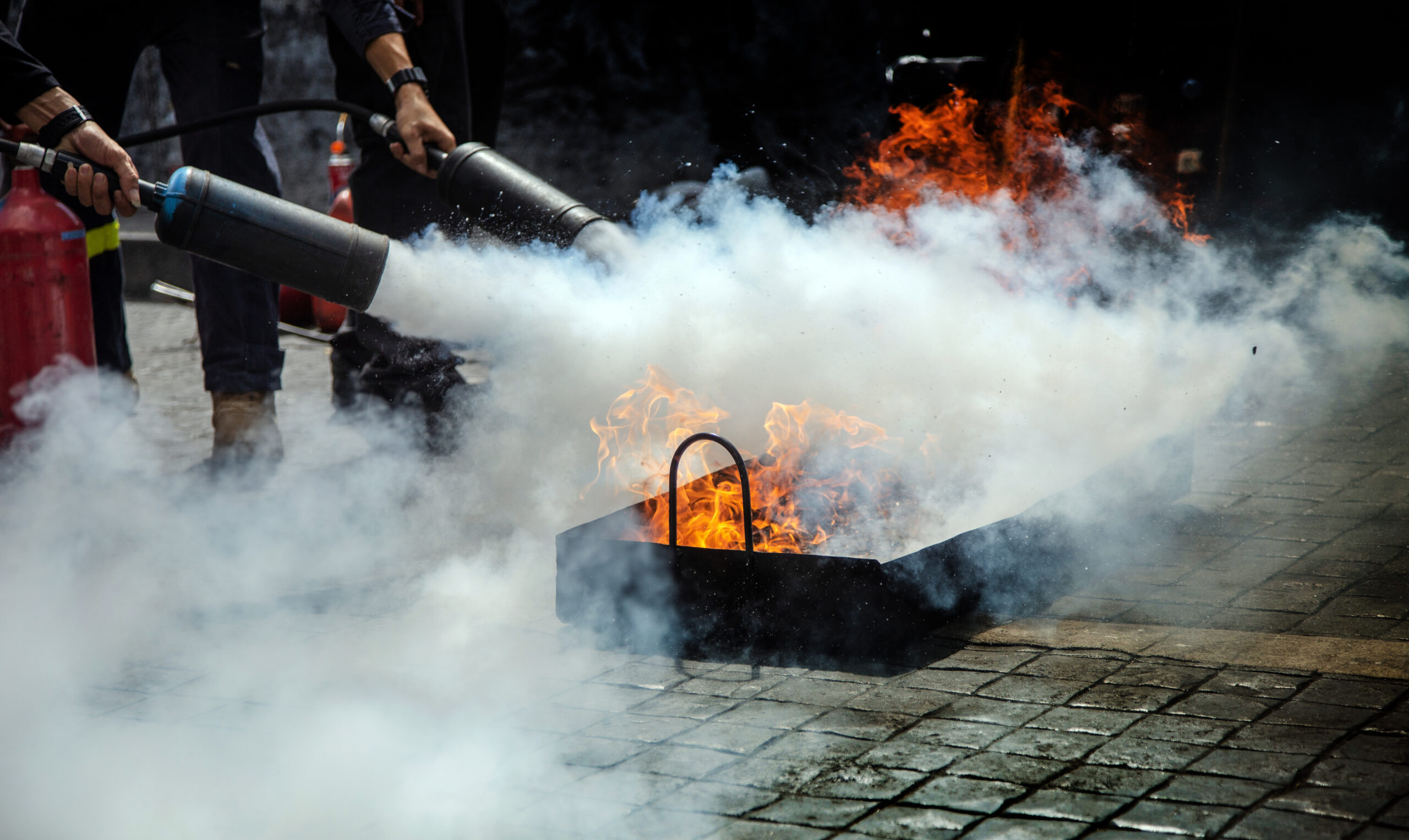 Sistema de extinción de incendios por gases